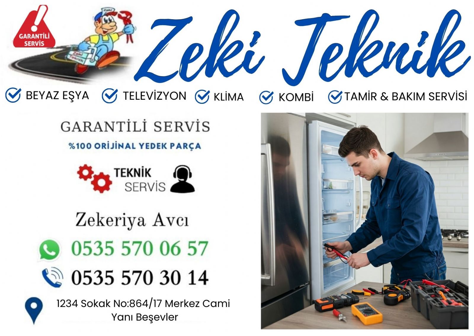 Beşevler Buzdolabı Tamircisi